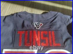 2021 Game Issued Nike Houston Texans Lamery Tunsil Jersey Signed Hologram