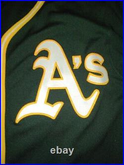 2021 Game Issued Worn Nike Oakland Athletics Josh Harrison Home Jersey Green MLB