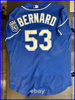 2021 KC Royals Team Issued Jersey MIGUEL BERNARD 100% Authentic MLB Hologram