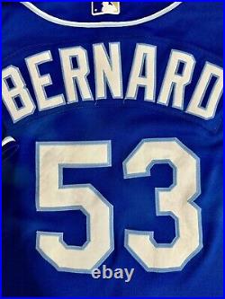 2021 KC Royals Team Issued Jersey MIGUEL BERNARD 100% Authentic MLB Hologram