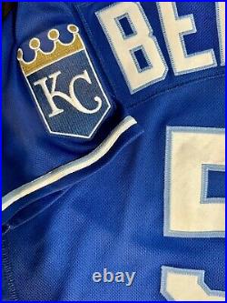 2021 KC Royals Team Issued Jersey MIGUEL BERNARD 100% Authentic MLB Hologram