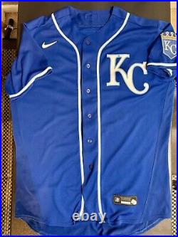 2021 KC Royals Team Issued Jersey MIGUEL BERNARD 100% Authentic MLB Hologram