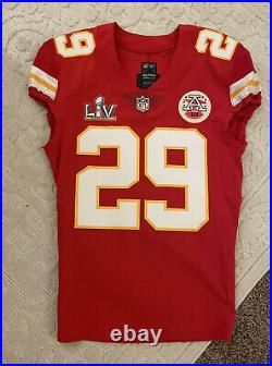 2021 Kansas City Chiefs BoPete Keyes Super Bowl LV Game Issued Jersey! RARE