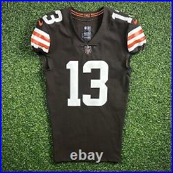 2021 Nike NFL Team Issued Game Jersey Cleveland Browns Odell Beckham Jr 38 L-BK