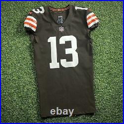 2021 Nike NFL Team Issued Game Jersey Cleveland Browns Odell Beckham Jr 38 L-BK