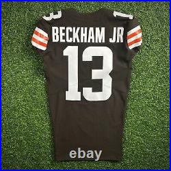 2021 Nike NFL Team Issued Game Jersey Cleveland Browns Odell Beckham Jr 38 L-BK