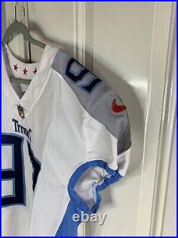 2021 Nike Tennessee Titans Team White Game Issued Jersey Dwumfour #97 Size 46