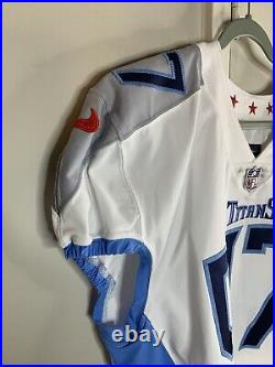 2021 Nike Tennessee Titans Team White Game Issued Jersey Dwumfour #97 Size 46