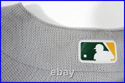 2021 Oakland A's Athletics Crisitian Alvarado #48 Game Issued Grey Jersey 46 D8