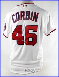 2021 Washington Nationals Patrick Corbin #46 Game Issued Used Jersey Clemente P