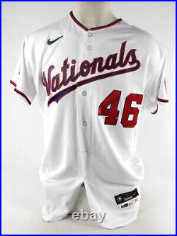 2021 Washington Nationals Patrick Corbin #46 Game Issued Used Jersey Clemente P