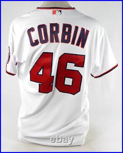 2021 Washington Nationals Patrick Corbin #46 Game Issued White Jersey 46 816