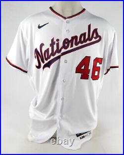 2021 Washington Nationals Patrick Corbin #46 Game Issued White Jersey 46 816