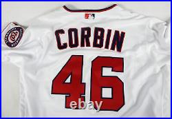 2021 Washington Nationals Patrick Corbin #46 Game Issued White Jersey 46 816