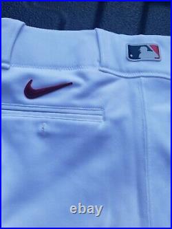 2022 Atlanta Braves Nike Official MLB Colin Mchugh Game Used Team Issued Pants