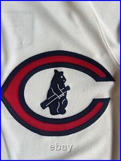 2022 Chicago Cubs Field of dreams game issued/worn jersey Amaya