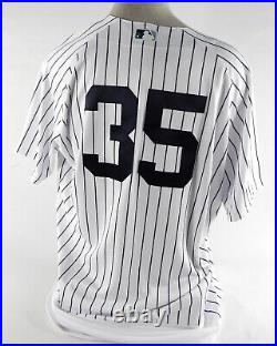 2022 New York Yankees Clay Holmes #35 Game Issued White Jersey 50 DP70934