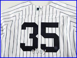 2022 New York Yankees Clay Holmes #35 Game Issued White Jersey 50 DP70934