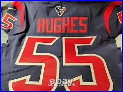2022 Nike NFL Team Issued/Game Color Rush Jersey Houston Texans Jerry Hughes