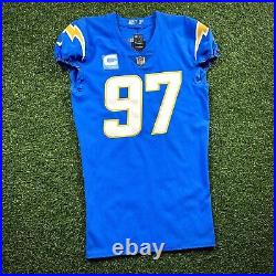 2022 Nike NFL Team Issued Game Jersey Los Angeles Chargers Joey Bosa Bolts COA