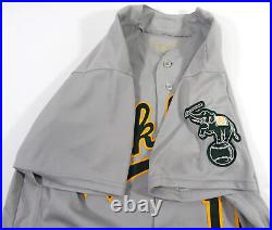 2022 Oakland Athletics Skye Bolt #11 Game Issued Pos Used Grey Jersey 44 DP48562