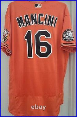 2022 Orioles Trey Mancini 30th Anniv. Camden Yards Team Issued Game Jersey 46