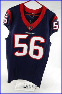 2023 Houston Texans Thomas Booker #56 Game Issued Navy Jersey 42 512