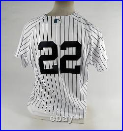 2023 New York Yankees Harrison Bader #22 Game Issued White Jersey 46 DP73704