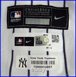 2023 New York Yankees Harrison Bader #22 Game Issued White Jersey 46 DP73704