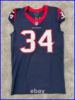 2023 Nick Vannett Houston Texans Game Issued Nike NFL Football Jersey Ohio State