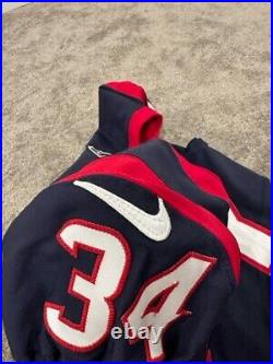 2023 Nick Vannett Houston Texans Game Issued Nike NFL Football Jersey Ohio State