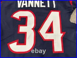 2023 Nick Vannett Houston Texans Game Issued Nike NFL Football Jersey Ohio State