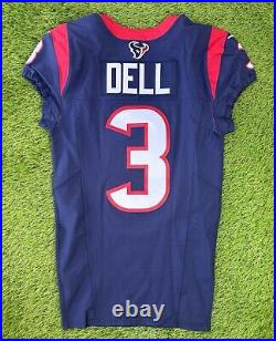 2023 Nike FUSE NFL Game Issued Team Football Jersey Houston Texans Tank Dell COA