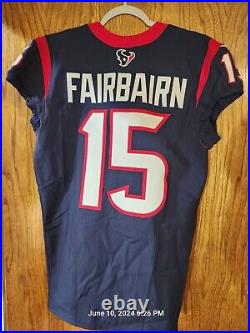 2023 Nike NFL Team Issued Ka'imi Fairbairn Houston Texans Game Worn Jersey COA