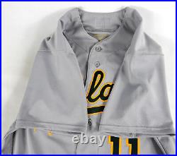 2023 Oakland Athletics Buddy Kennedy #11 Game Issued Grey Jersey 42 382