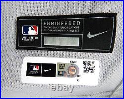 2023 Oakland Athletics Buddy Kennedy #11 Game Issued Grey Jersey 42 382