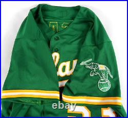 2023 Oakland Athletics Kyle McCann #53 Game Issued Kelly Green Jersey 46 124