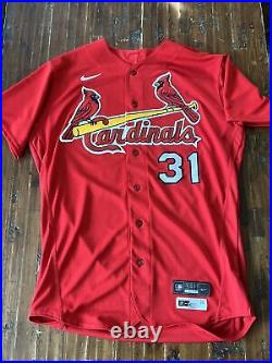 2023 St. Louis Cardinals Game Worn Team Issued Jersey Andrew Suárez #31 Size 46