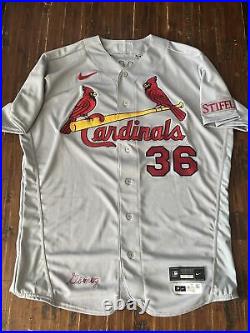 2023 St. Louis Cardinals Game Worn Team Issued Jersey Moises Gomez #36 Size 48