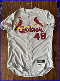 2023 St. Louis Cardinals Game Worn Team Issued Jersey Turner Ward #49 Size 46