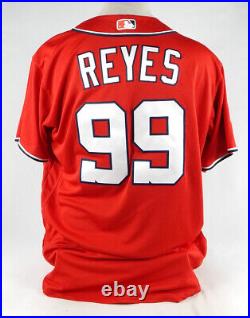 2023 Washington Nationals Franmil Reyes #99 Game Issued Red Jersey 50 449