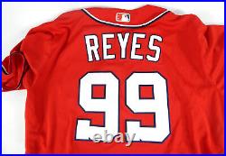 2023 Washington Nationals Franmil Reyes #99 Game Issued Red Jersey 50 449