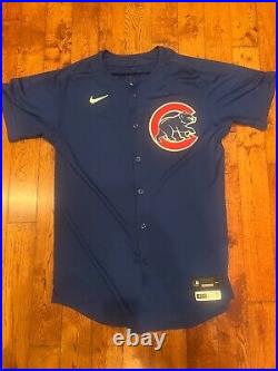 2024 Game worn/issued Chicago Cubs Alt Bue jersey Alexander Canario! RARE