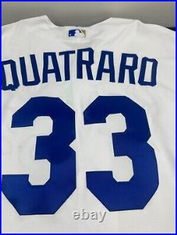 2024 Kansas City Royals Matt Quatraro #33 Game Issued White Nike Jersey