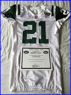 #21 LaDainian Tomlinson Authentic Game Issued Reebok Jersey New York Jets