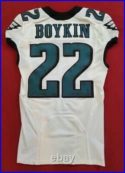 #22 Brandon Boykin of Philadelphia Eagles NFL Locker Room Game Issued Jersey