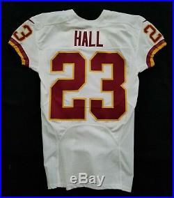 #23 DeAngelo Hall of Washington Redskins NFL Game Issued Jersey