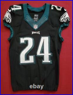 #24 Ryan Mathews of Philadelphia Eagles NFL Game Issued Alternate Jersey
