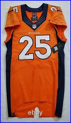 #25 Chris Harris Jr. Of Denver Broncos NFL Team Issued Jersey