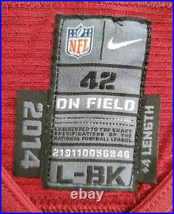 #25 Lloyd Carrington Washington Redskins NFL Game Issued Player Worn Home Jersey